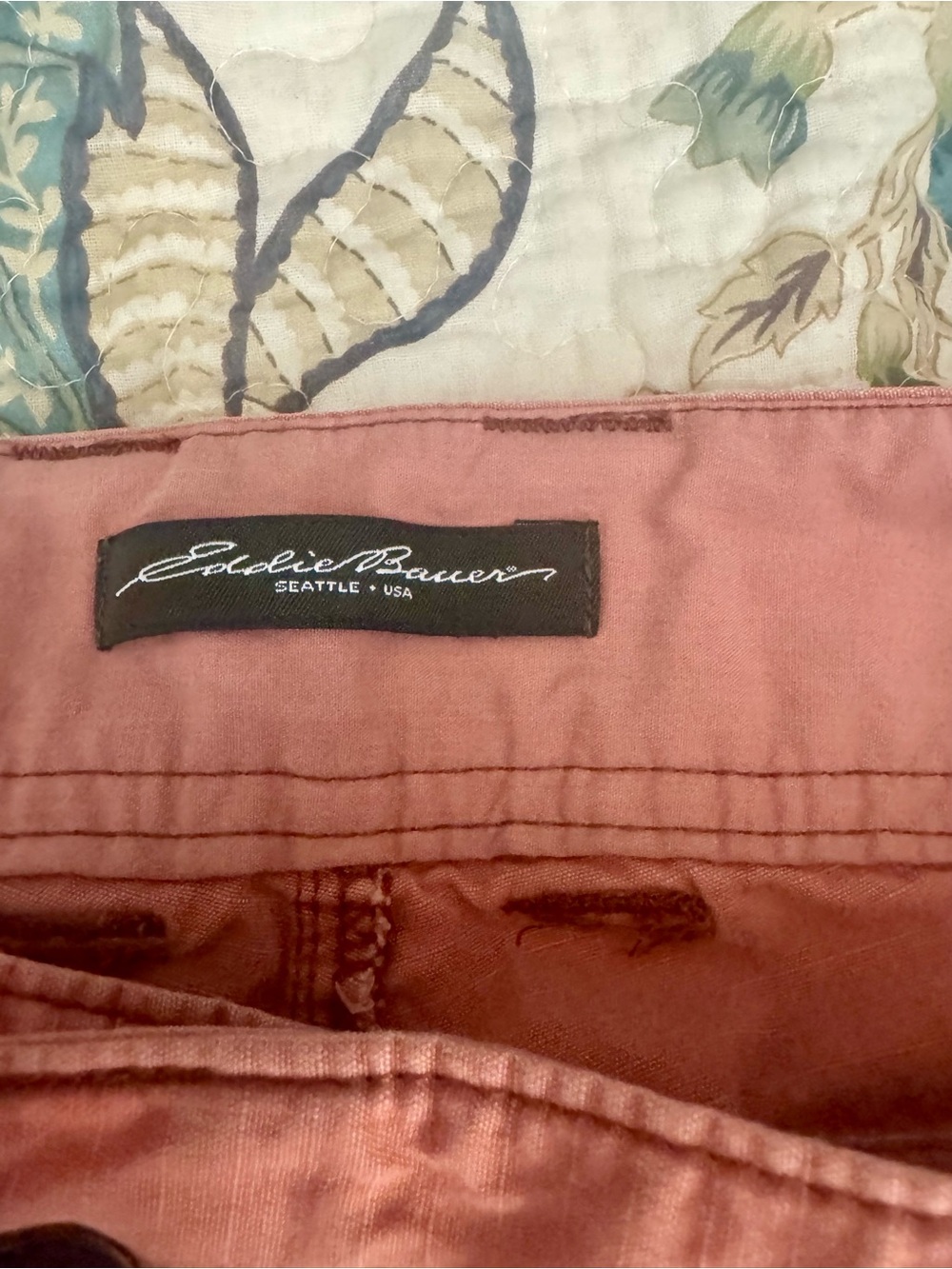 Eddie Bauer Dusty Orange Trousers - Picture 2 of 5